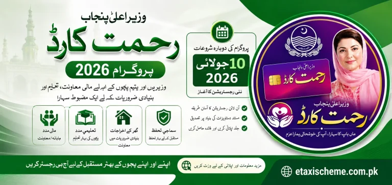 CM Punjab Rehmat Card Program 2026